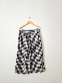 Loft Checkered Wide Leg Pants (M)