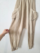 Free People Striped Baggy Pants (S)