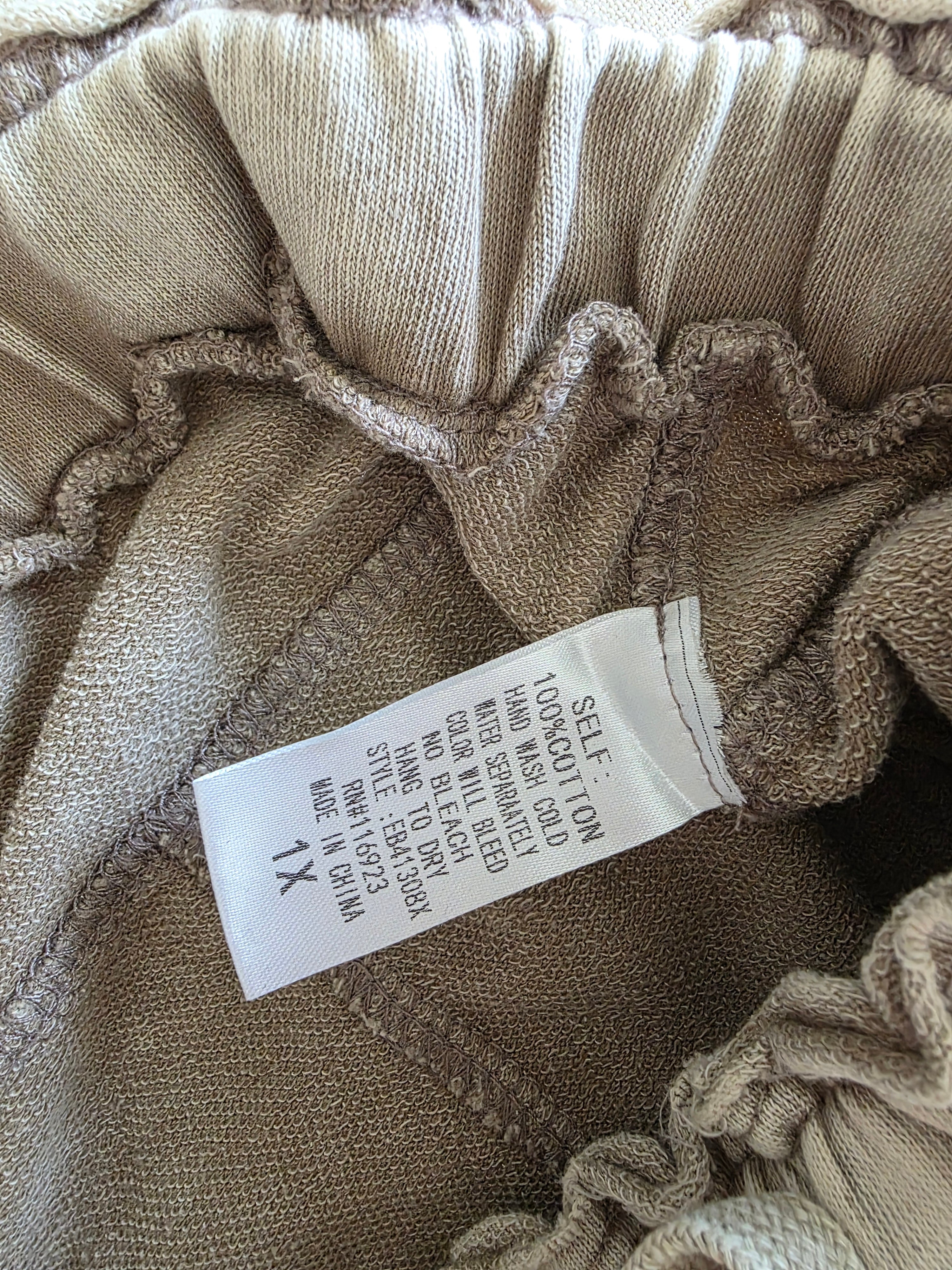 Easel Neutral Wide Leg Pants (1X)
