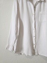 Cotton Gauze Button Up (XXL)