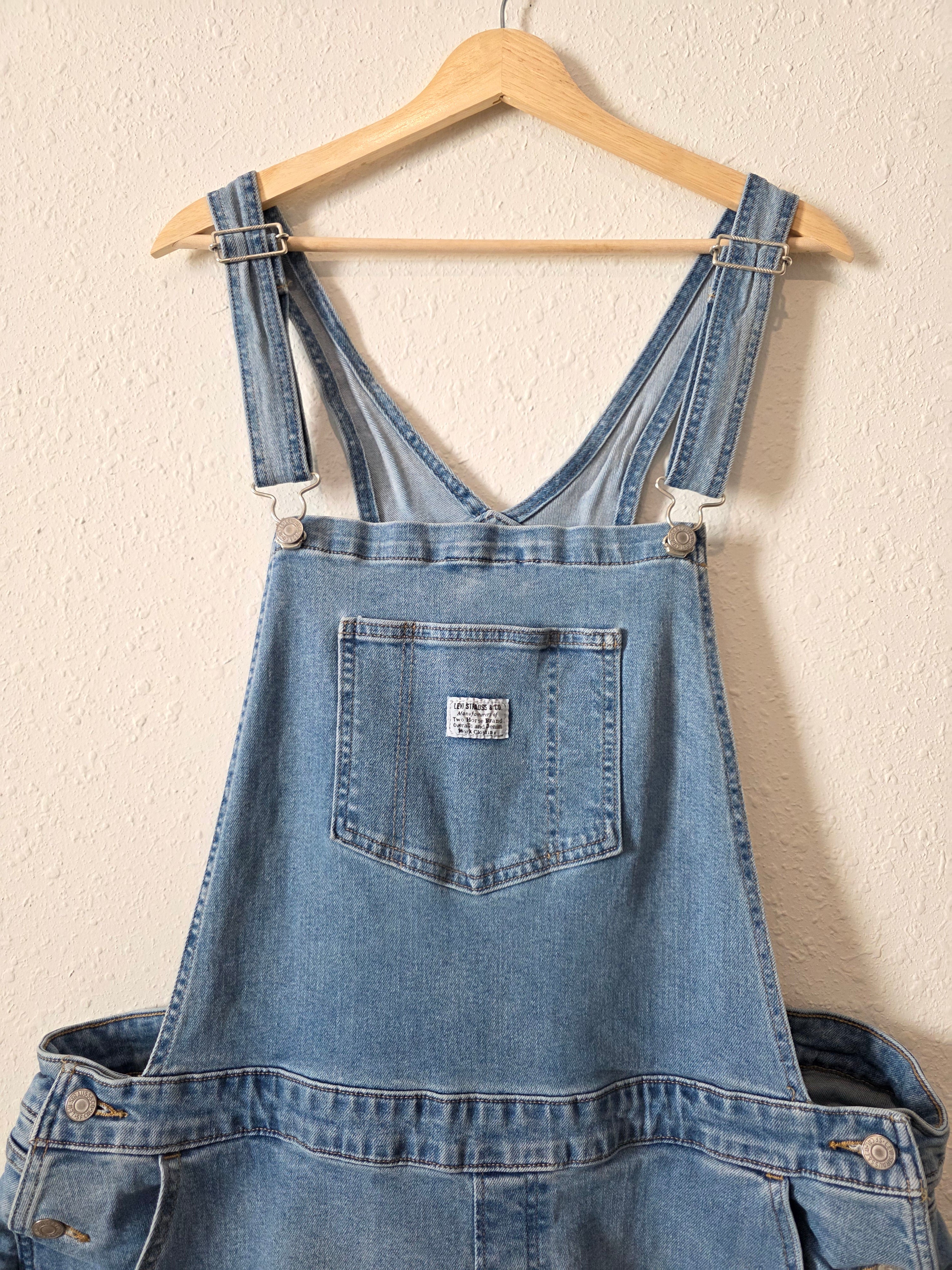 Levi's Denim Shortalls (22W)