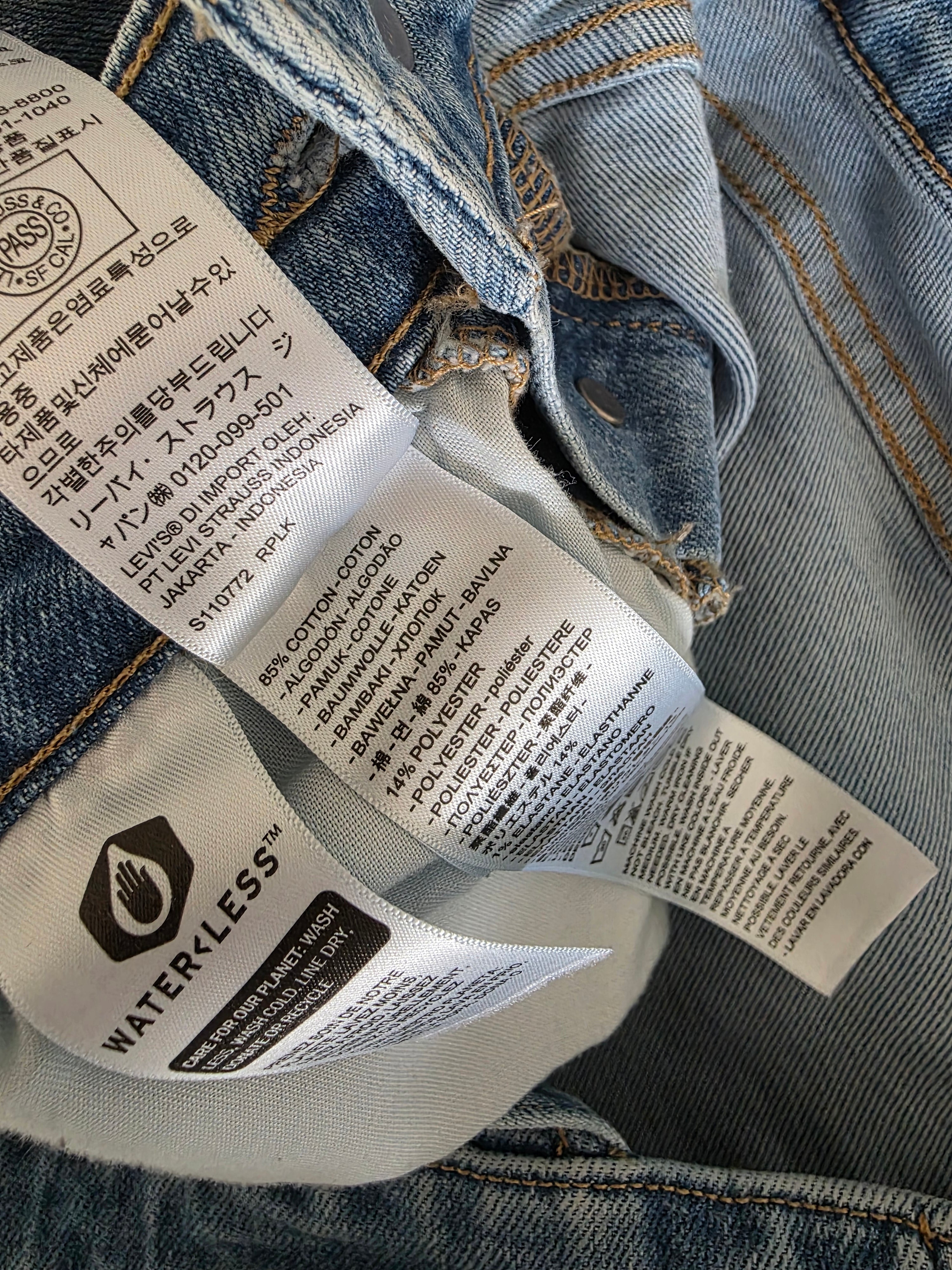 Levi's Denim Shortalls (22W)