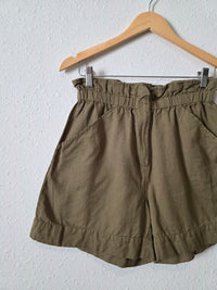 Able Olive Cotton Shorts (S)