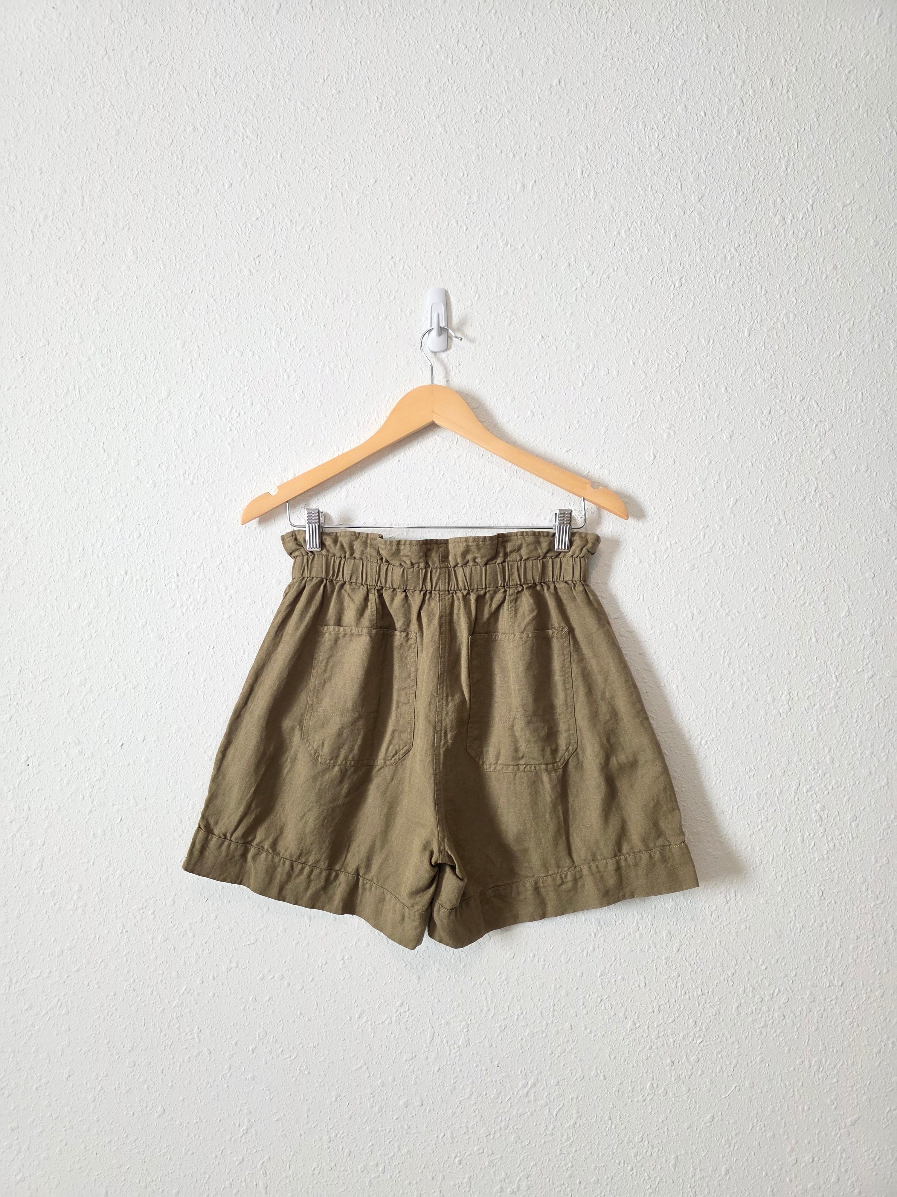 Able Olive Cotton Shorts (S)