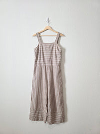 Striped Wide Leg Jumpsuit (M)