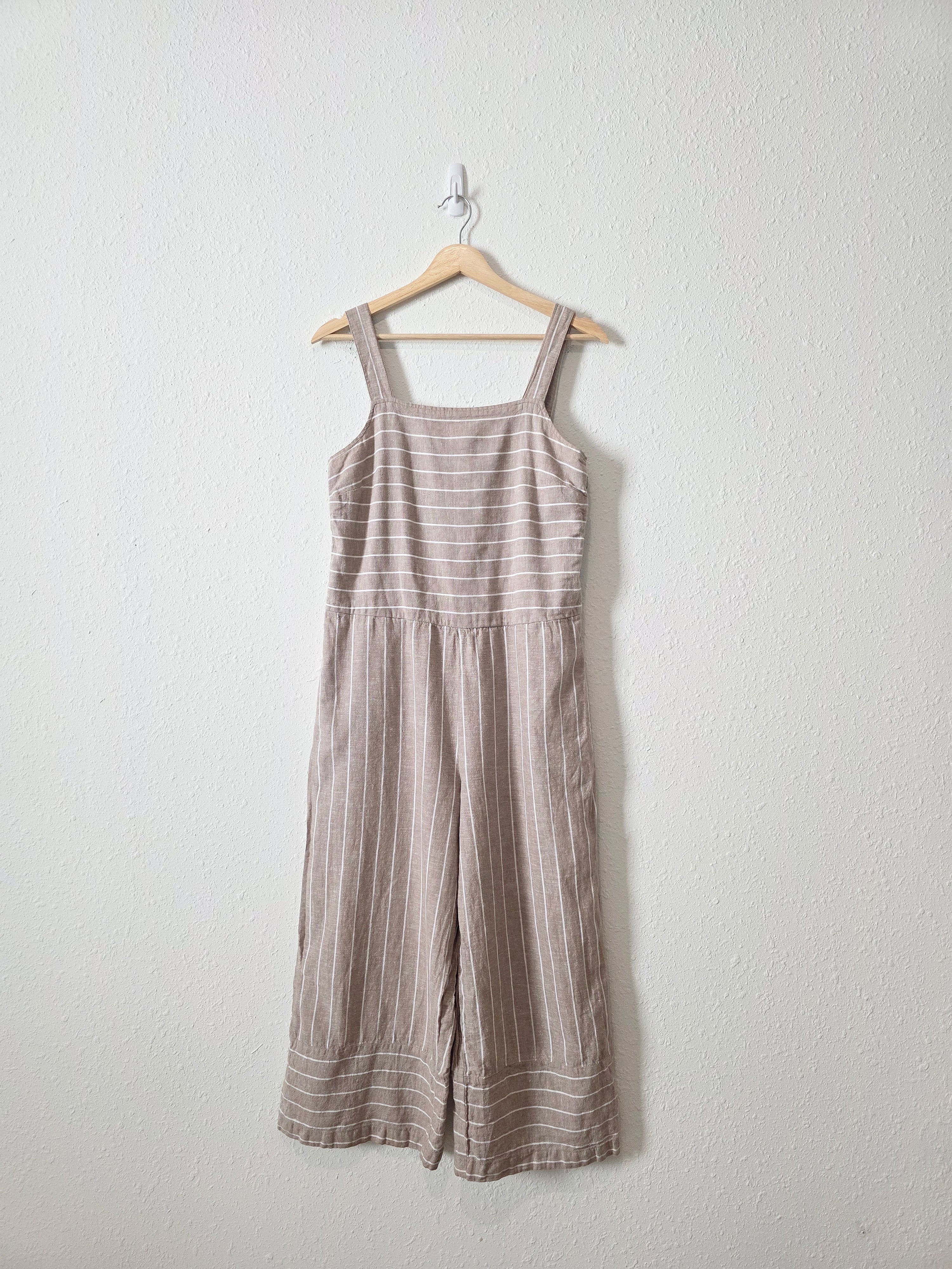 Striped Wide Leg Jumpsuit (M)
