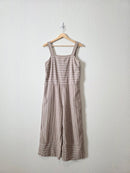 Striped Wide Leg Jumpsuit (M)