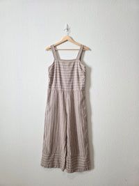 Striped Wide Leg Jumpsuit (M)
