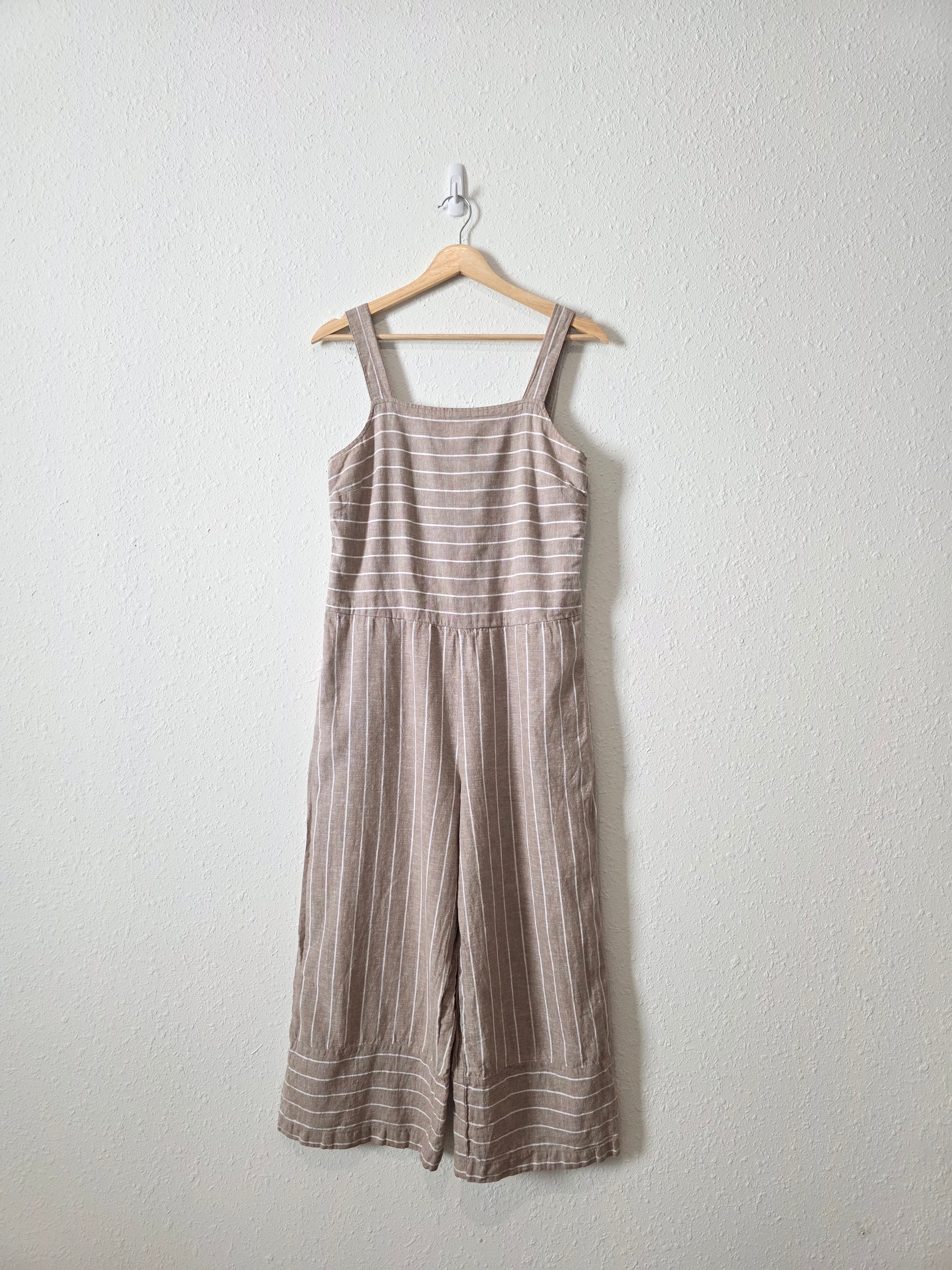 Striped Wide Leg Jumpsuit (M)