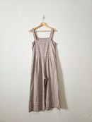 Striped Wide Leg Jumpsuit (M)