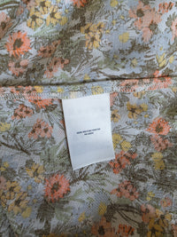 Floral Ruffle Midi Dress (2X)