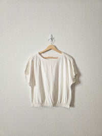 Marine Layer White Cotton Tee (M)