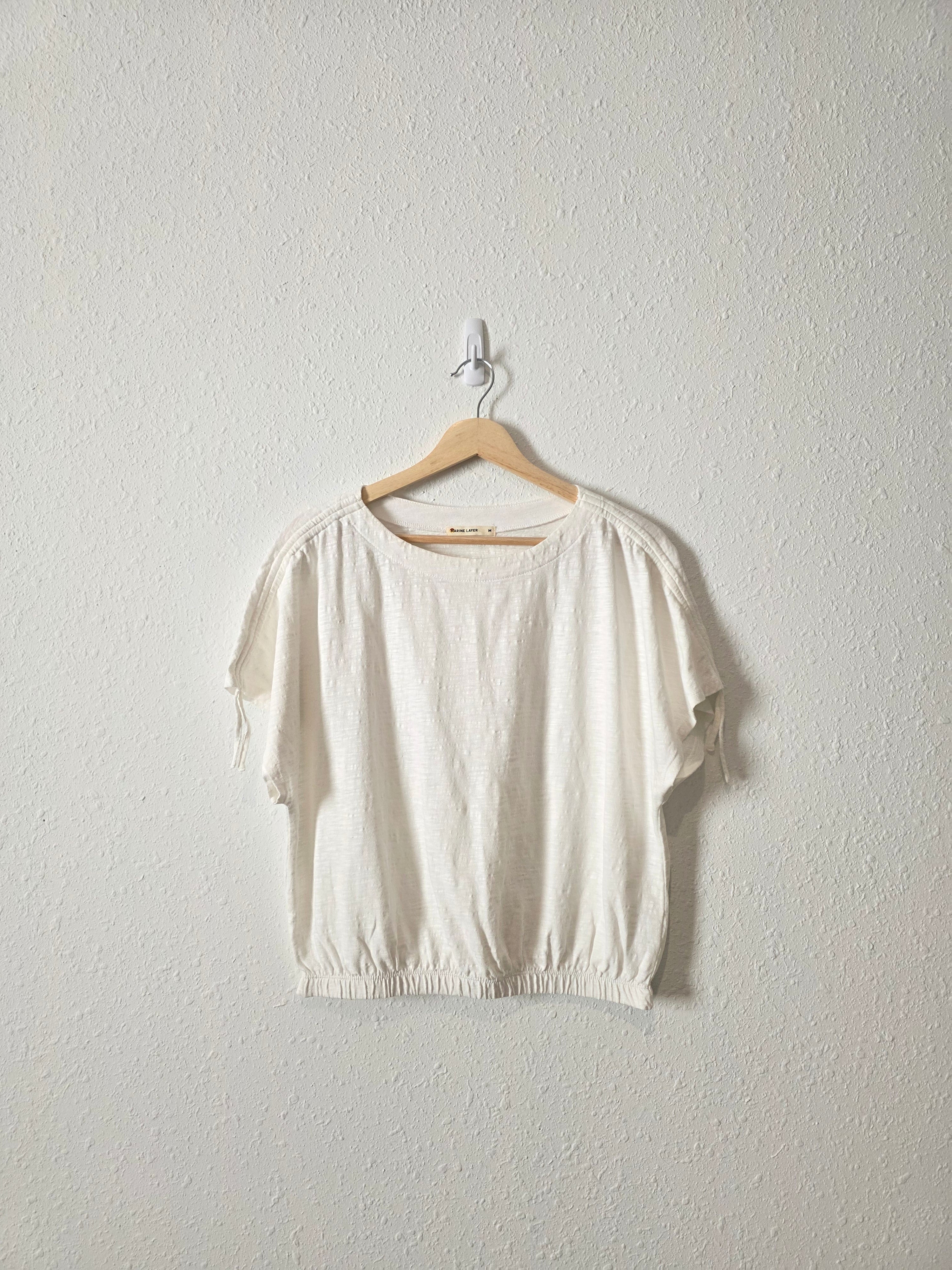 Marine Layer White Cotton Tee (M)