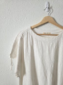 Marine Layer White Cotton Tee (M)