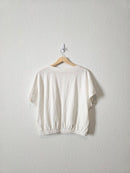 Marine Layer White Cotton Tee (M)