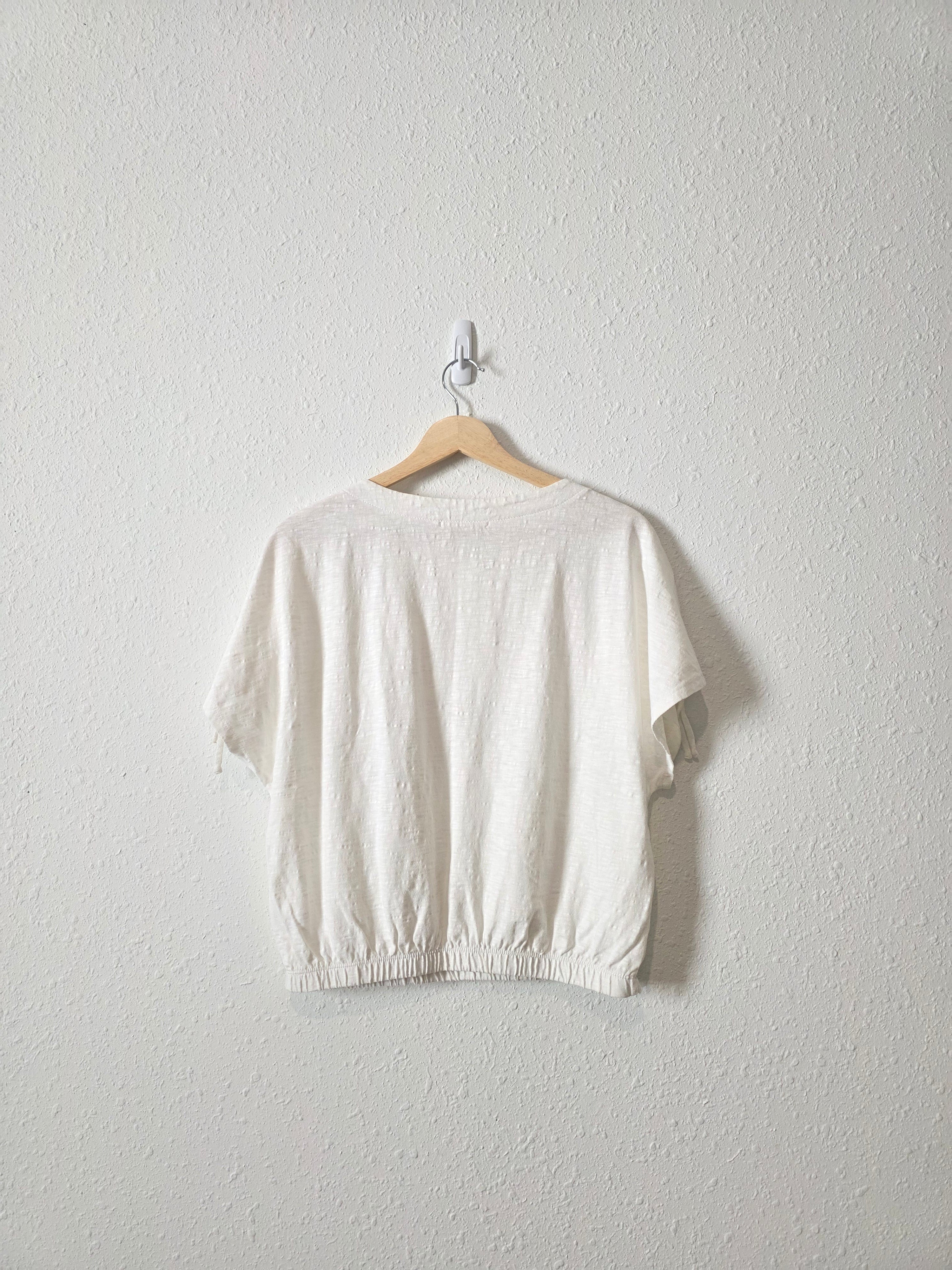 Marine Layer White Cotton Tee (M)