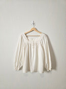 Puff Sleeve Square Neck Top (XS)