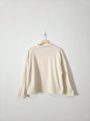 Madewell Ribbed Mockneck Top (M)