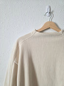 Madewell Ribbed Mockneck Top (M)