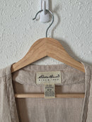 Vintage Eddie Bauer Linen Vest (M)