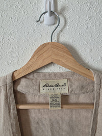 Vintage Eddie Bauer Linen Vest (M)