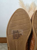 Brown Woven Mules (9.5)