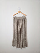 Floral Wide Leg Pants (XL)