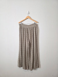 Floral Wide Leg Pants (XL)