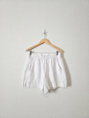 NEW Loft White Linen Shorts (M)