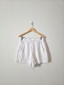 NEW Loft White Linen Shorts (M)