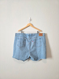 Levi's Light Wash Denim Shorts (24W)