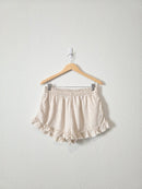 Aerie Linen Blend Shorts (L)
