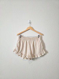Aerie Linen Blend Shorts (L)