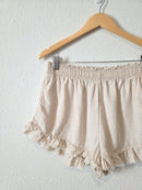 Aerie Linen Blend Shorts (L)