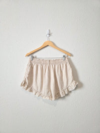 Aerie Linen Blend Shorts (L)