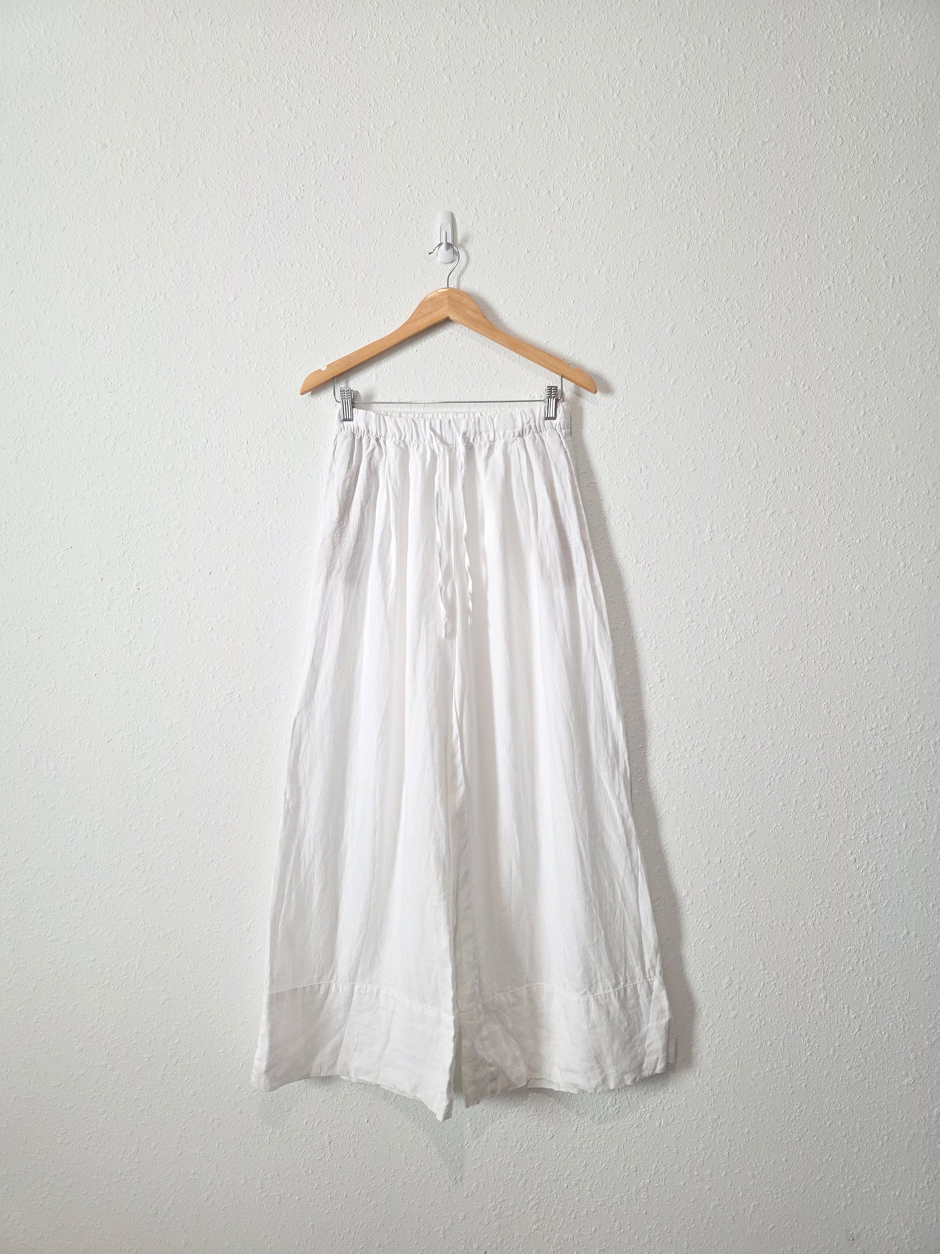 Zara Linen Wide Leg Pants (S)
