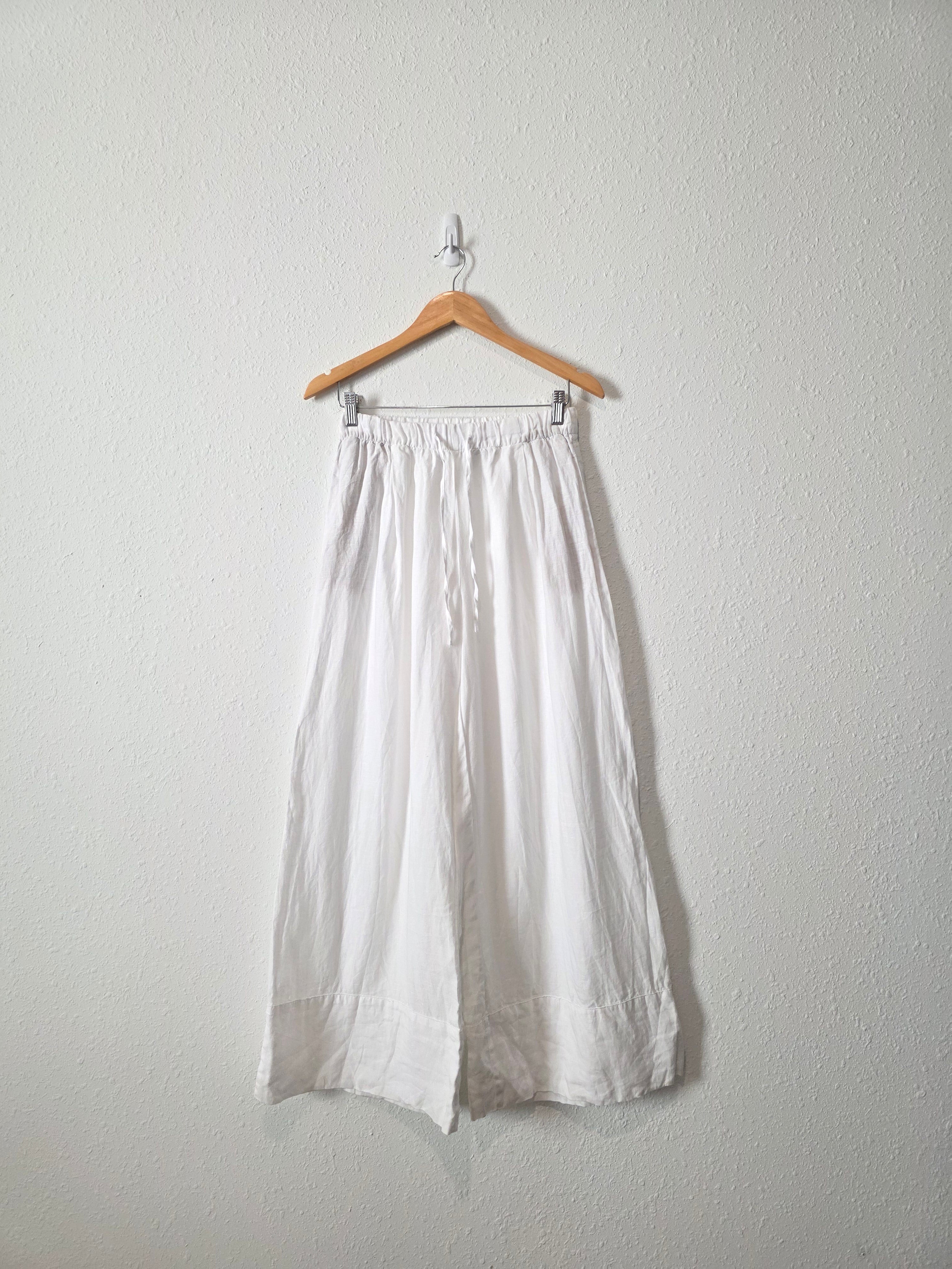 Zara Linen Wide Leg Pants (S)