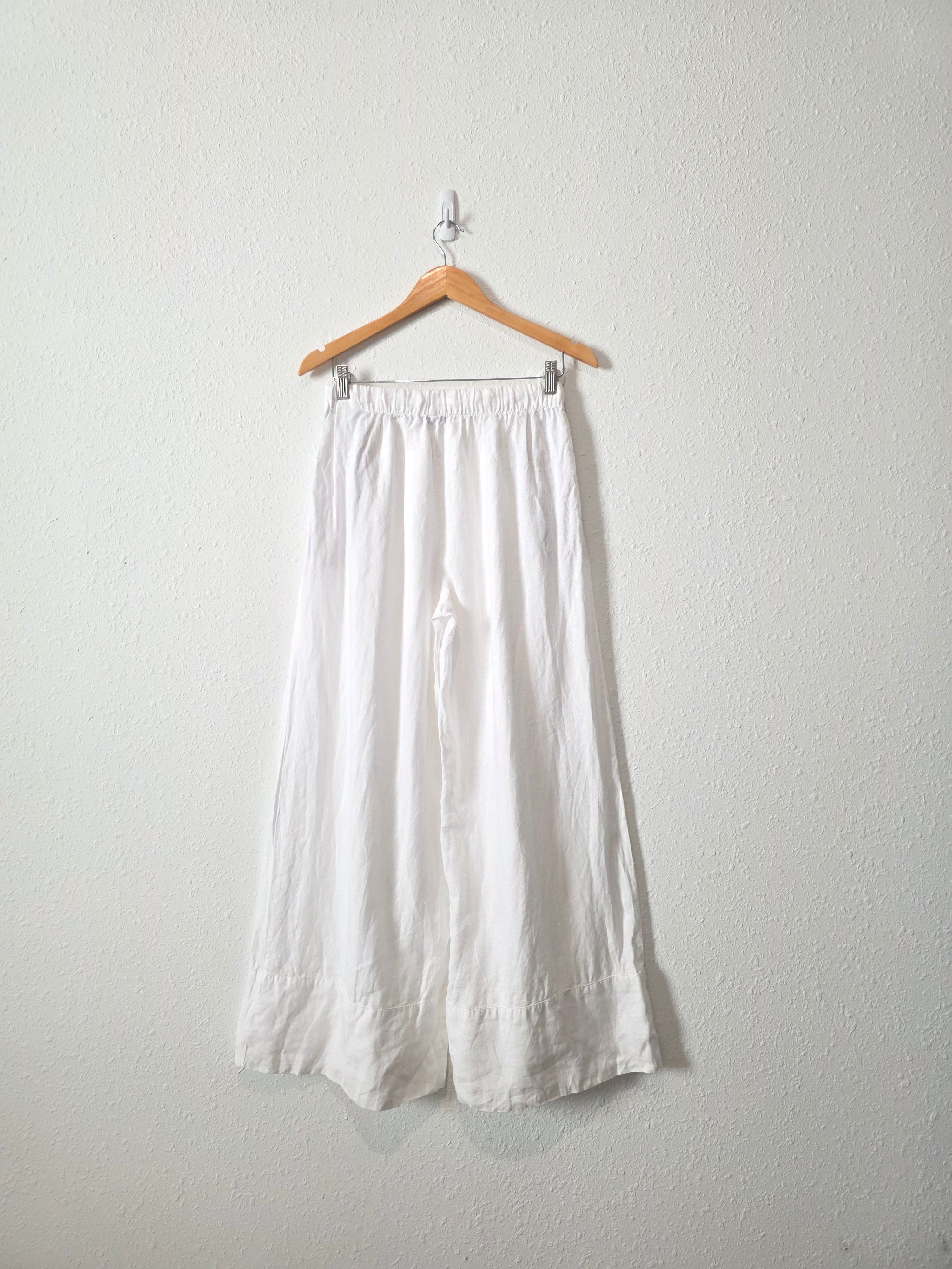 Zara Linen Wide Leg Pants (S)