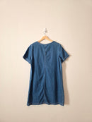 Vintage Cotton Denim Dress (M/L)