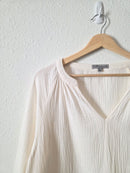 Cotton Gauze Puff Sleeve Top (M)