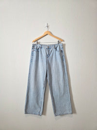 Light Wash Wide Leg Jeans (16)