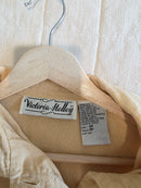 Vintage Butter Yellow Button Up (S)