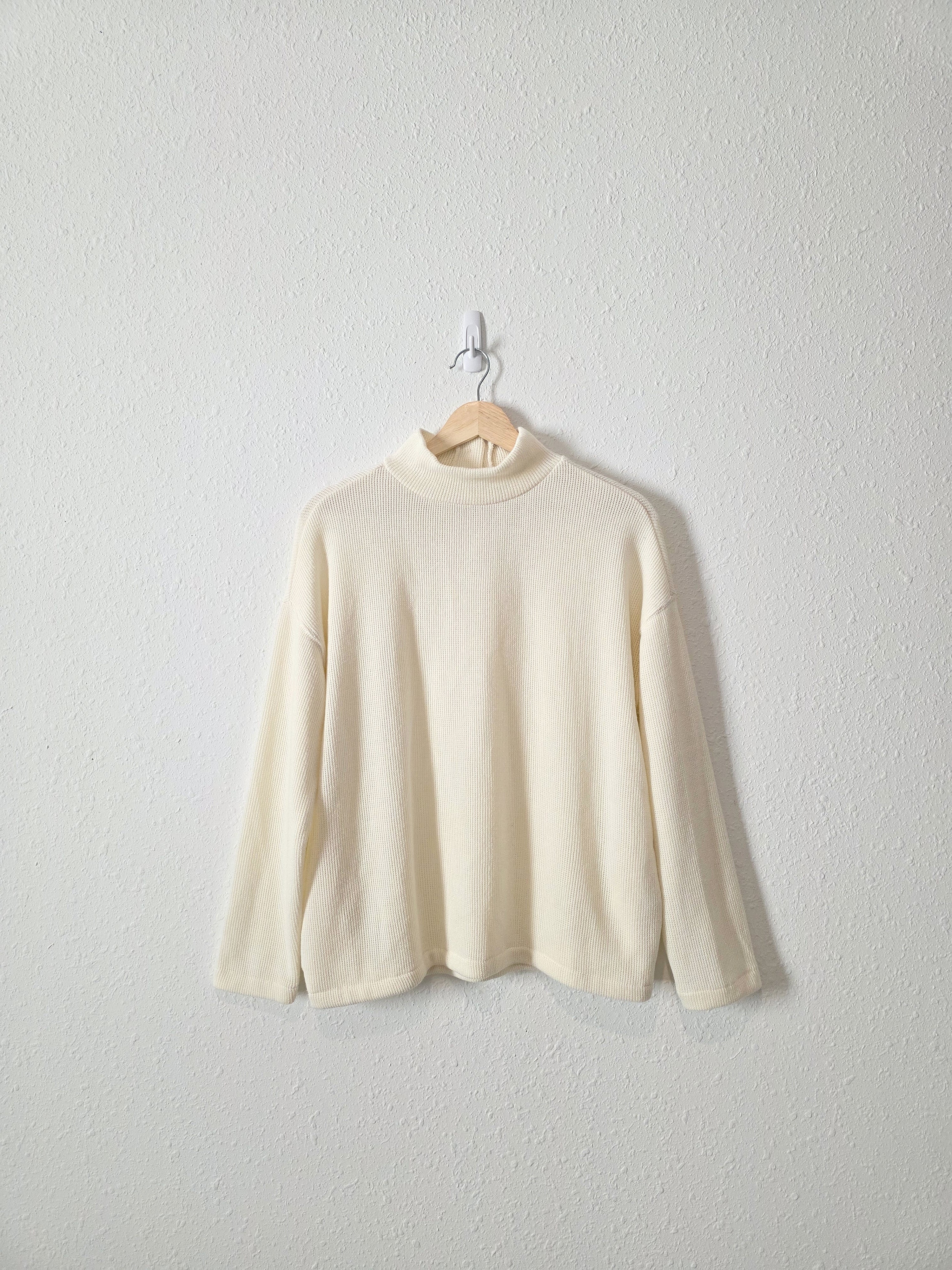 Madewell Mockneck Knit Top (S)
