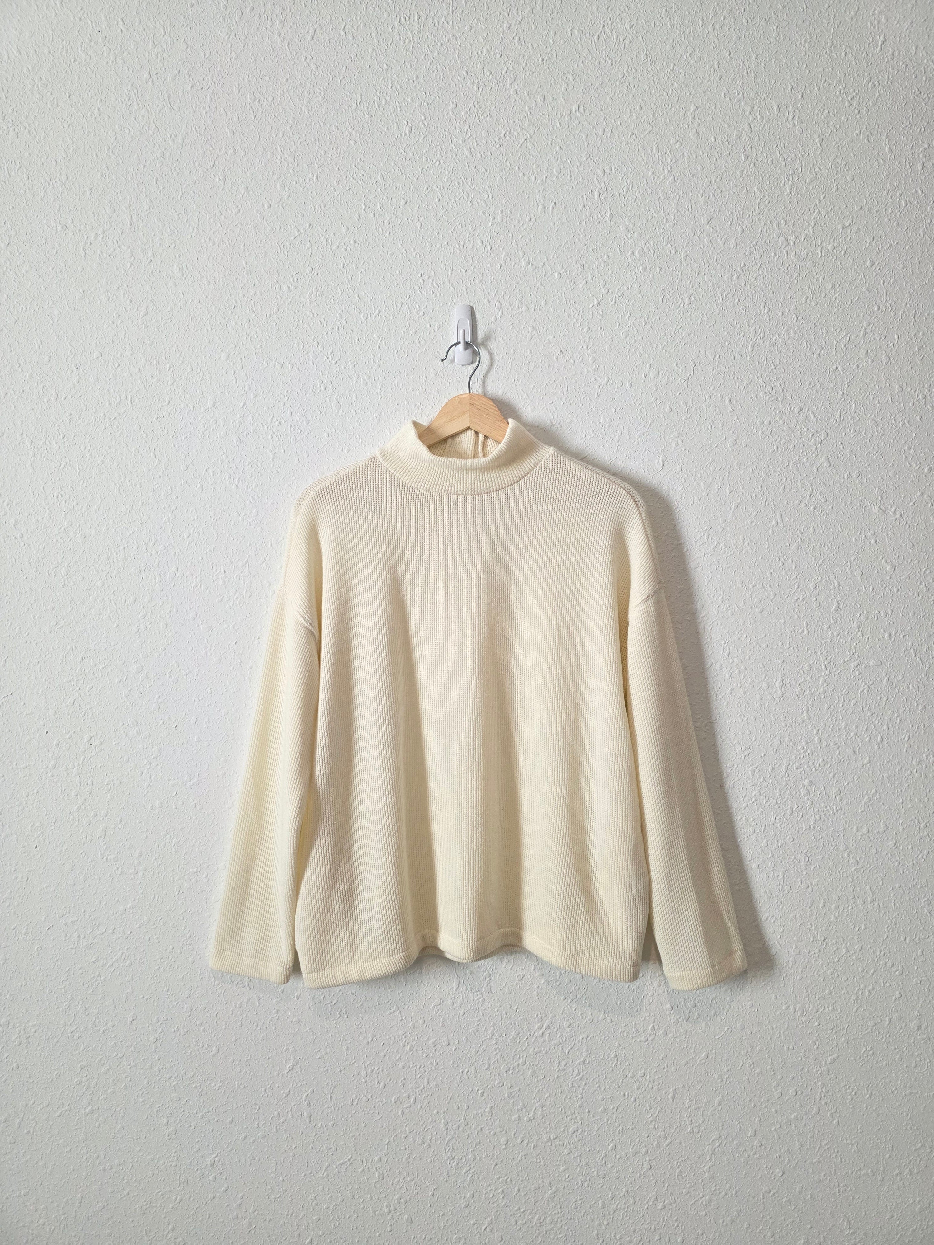 Madewell Mockneck Knit Top (S)