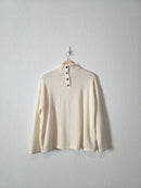 Madewell Button Back Knit Top (S)