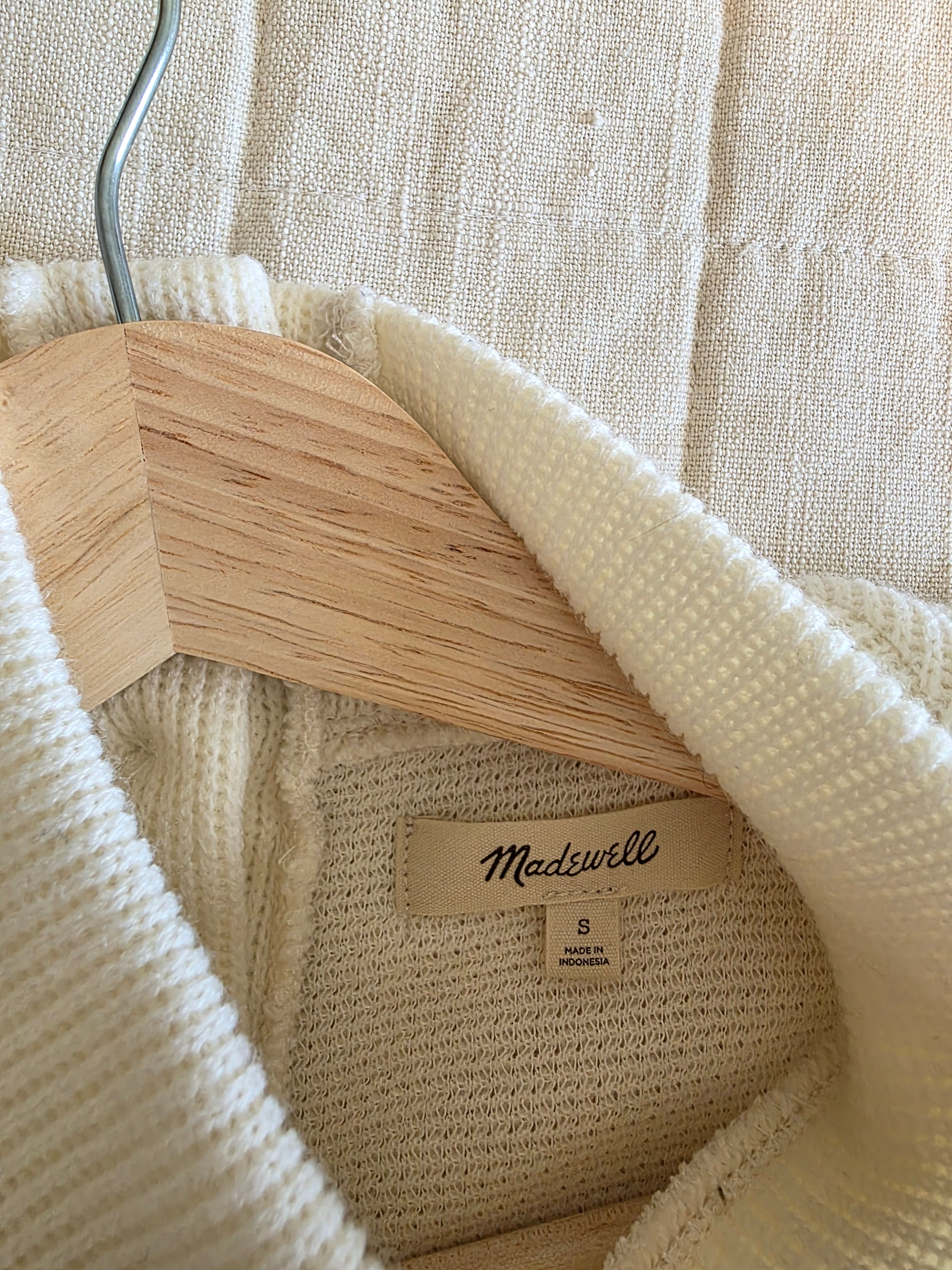 Madewell Button Back Knit Top (S)