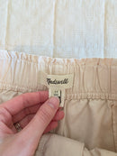 Madewell Cream High Rise Shorts (24)