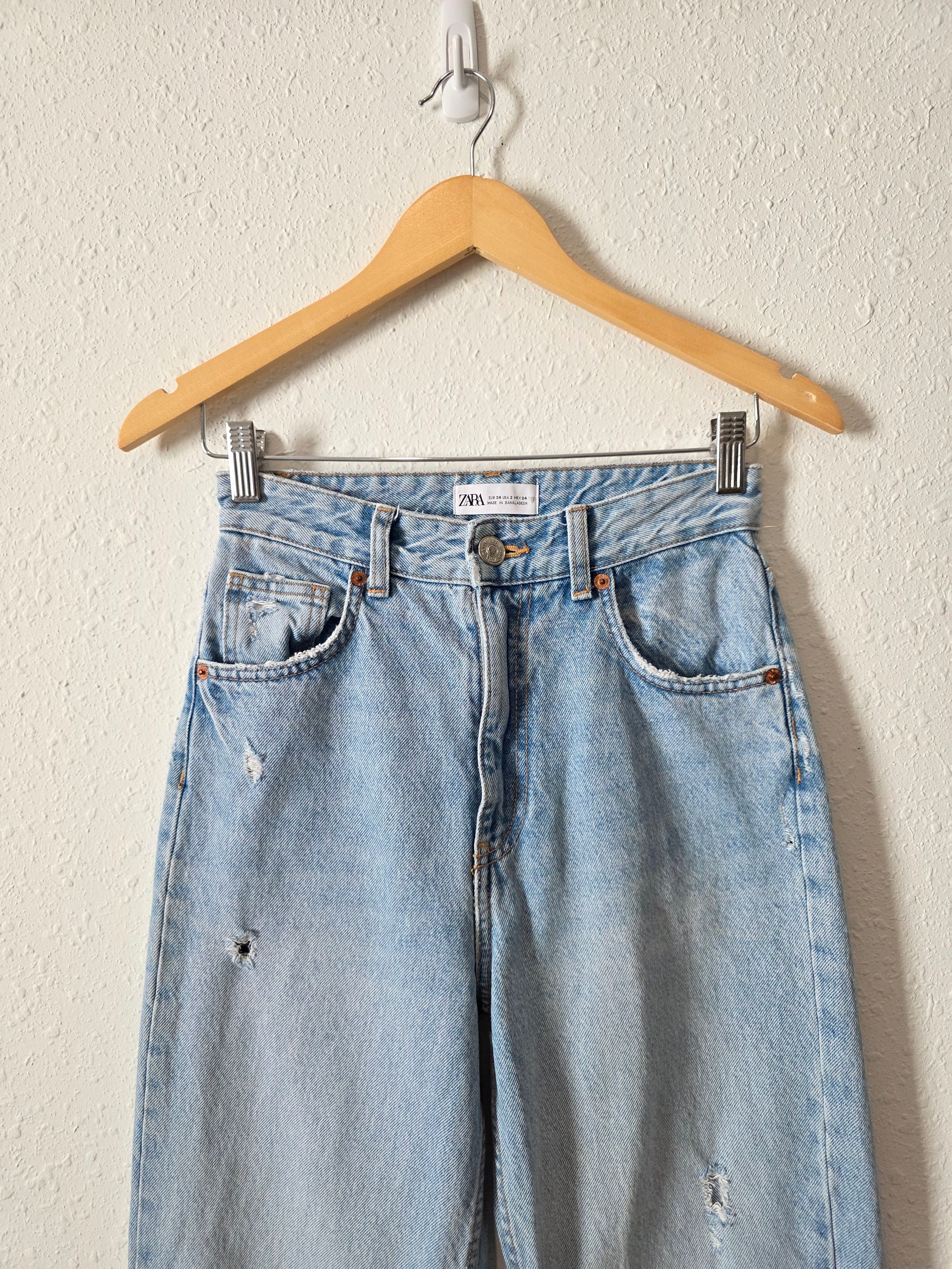 Zara Relaxed Straight Jeans (2)