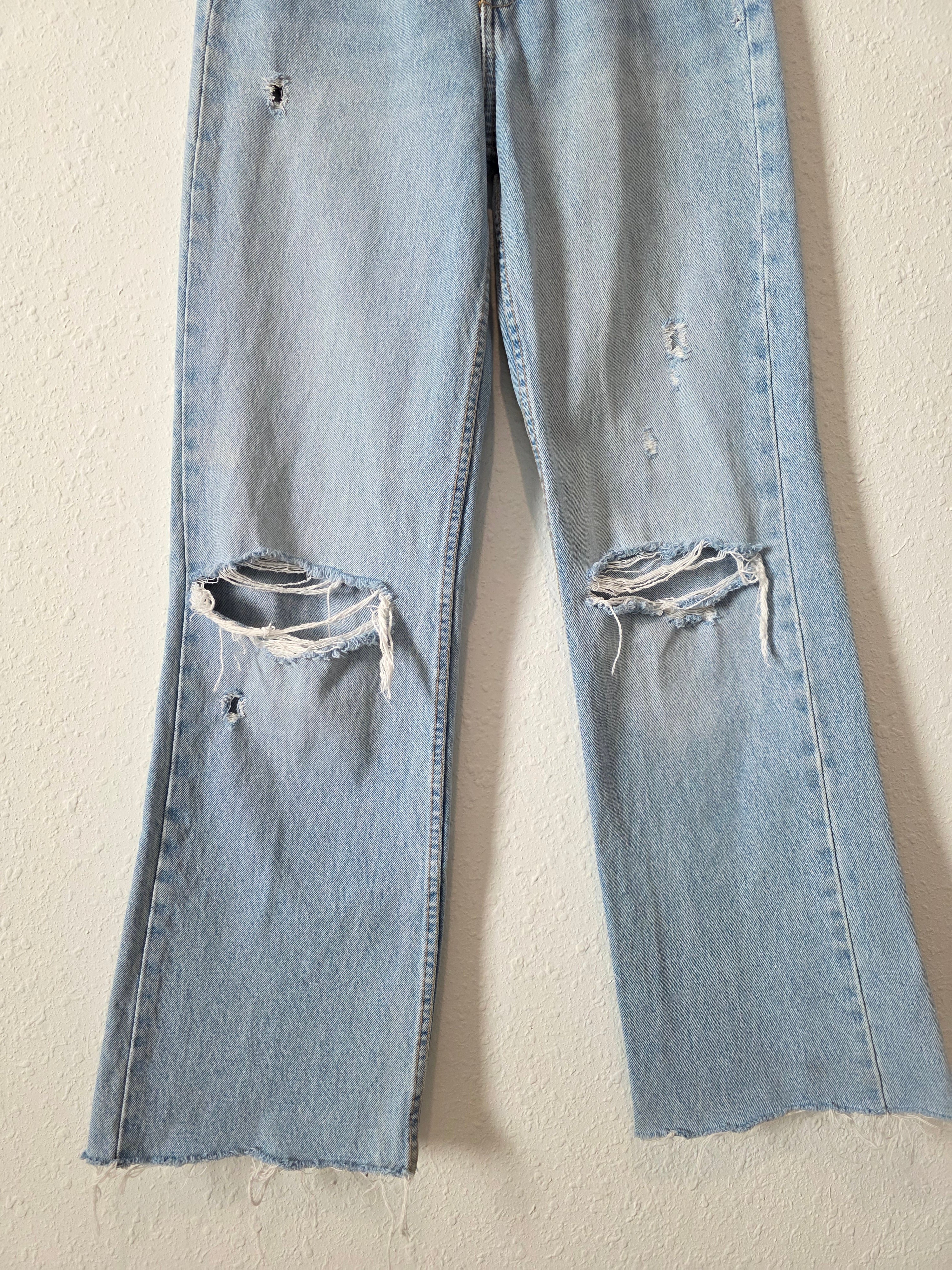 Zara Relaxed Straight Jeans (2)