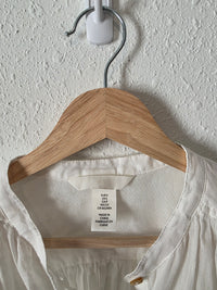Puff Sleeve Button Up Blouse (S)